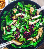 Pomegranate Mediterranean Style Salad